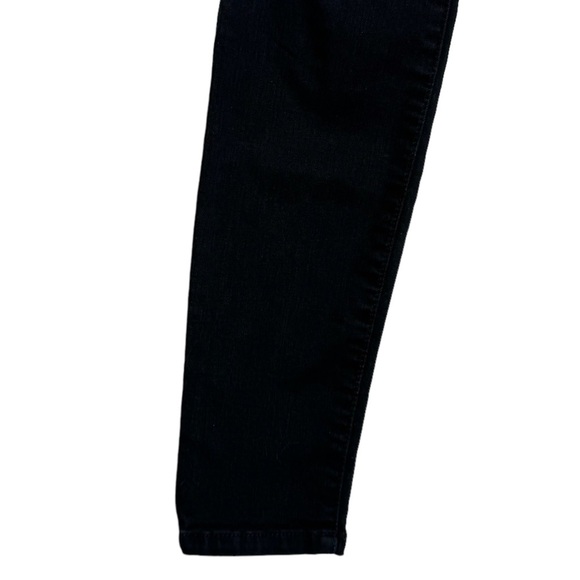 Current/Elliott The Ankle Skinny Jet Black Mid Rise Jeans Stretch Denim 27 - Picture 5 of 16